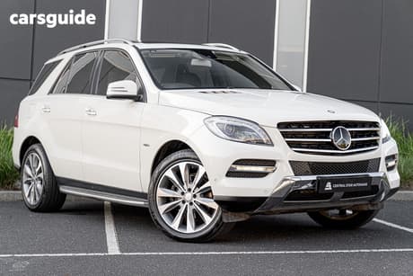 White 2012 Mercedes-Benz ML SUV ML350 BLUETEC 4X4
