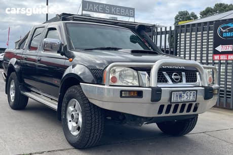 Black 2009 Nissan Navara Dual Cab Pick-up St-R (4X4)
