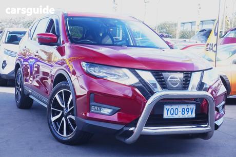 Red 2017 Nissan X-Trail Wagon Ti (4X4)