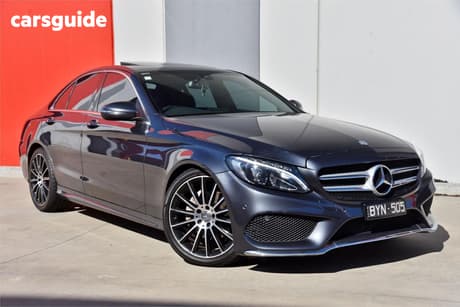 Grey 2015 Mercedes-Benz C200 Sedan D