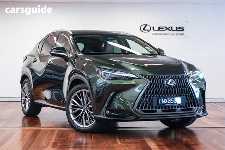 Green 2025 Lexus NX350H Wagon Sports Luxury Hybrid 2Wd