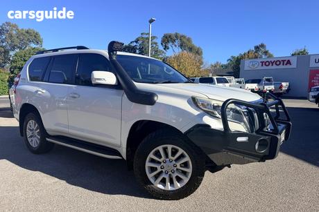 White 2014 Toyota Landcruiser Prado Wagon Vx (4X4)