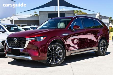 Red 2024 Mazda CX-90 Wagon G50E Azami Mhev