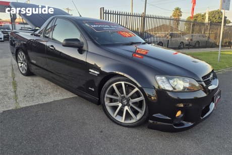 Black 2011 Holden Commodore Utility Ss-V