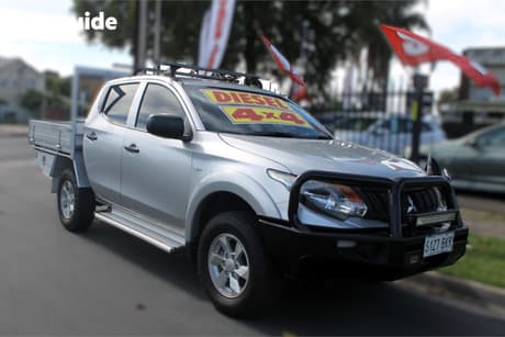 Silver 2016 Mitsubishi Triton Dual Cab Utility Glx Plus (4X4)