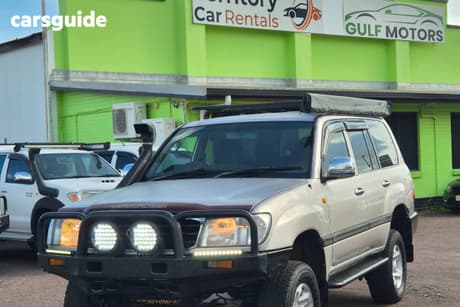 Silver 1999 Toyota Landcruiser Wagon Gxl (4X4)