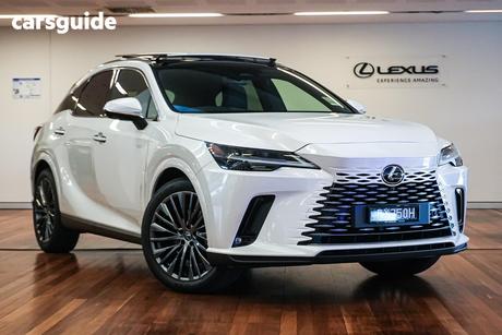 White 2025 Lexus RX350H Wagon Sports Luxury Awd Hybrid