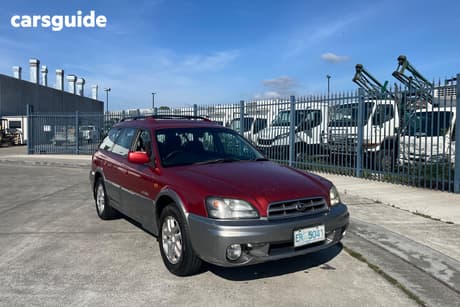 Red 2003 Subaru Outback Wagon