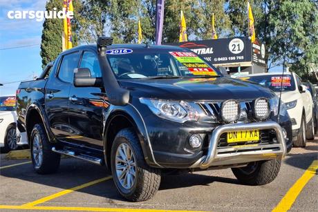 Black 2016 Mitsubishi Triton Dual Cab Utility Gls (4X4)