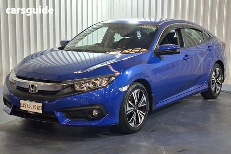 Blue 2016 Honda Civic Sedan Vti-L