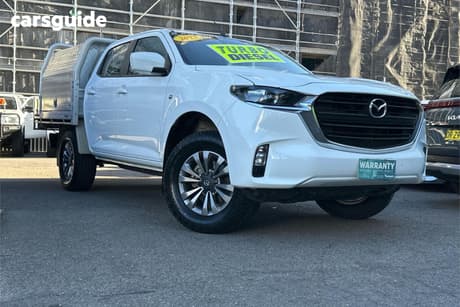 White 2023 Mazda BT-50 Dual Cab Chassis Xt (4X4)