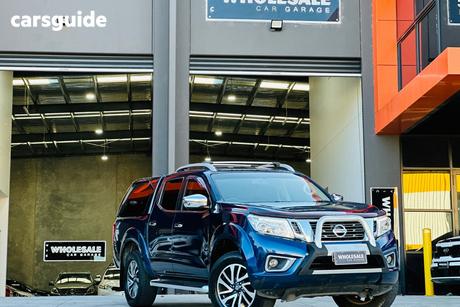 Blue 2015 Nissan Navara Dual Cab Utility St-X (4X4)