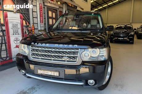 Black 2009 Land Rover Range Rover Vogue SUV AUTOBIOGRAPHY 4X4