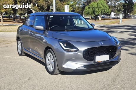 Silver 2025 Suzuki Swift Hatchback Hybrid Plus