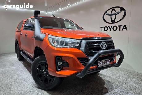 Orange 2018 Toyota Hilux Dual Cab Utility Rogue (4X4)