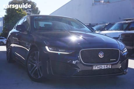 Blue 2020 Jaguar XE Sedan P300 R-Dynamic Se