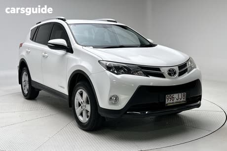 White 2014 Toyota RAV4 Wagon Gxl (4X4)