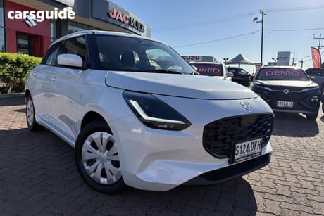 White 2025 Suzuki Swift Hatchback Hybrid