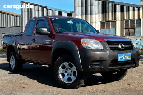 Red 2010 Mazda BT-50 Pickup Boss B3000 Freestyle Dx+