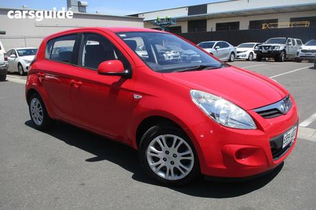 Red 2011 Hyundai I20 Hatchback Active
