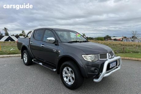 Grey 2011 Mitsubishi Triton Double Cab Utility Glx-R (4X4)