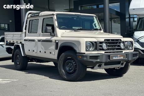 Beige 2024 Ineos Grenadier Double Cab Chassis Quartermaster