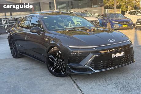 Grey 2023 Hyundai Sonata Sedan N Line