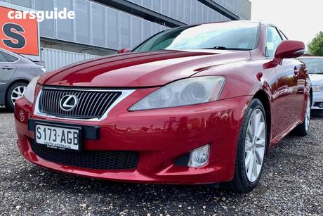 Red 2010 Lexus IS250 Sedan Prestige