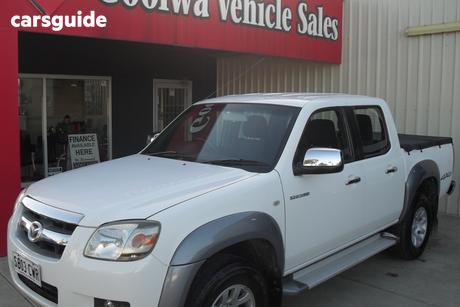 White 2008 Mazda BT-50 Dual Cab Pick-up B3000 Sdx (4X4)