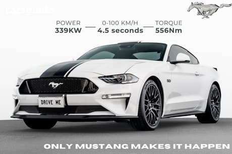 White 2018 Ford Mustang Coupe Fastback Gt 5.0 V8