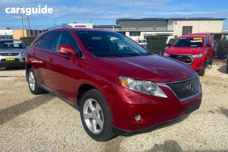 Red 2009 Lexus RX SUV PRESTIGE GGL15R