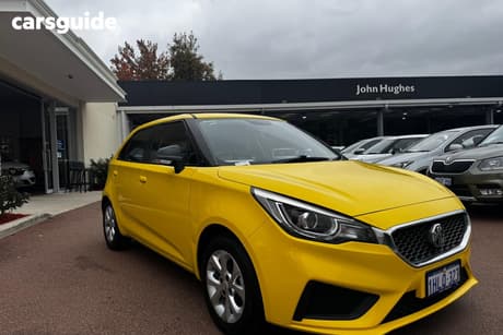 Yellow 2021 MG MG3 Hatchback Core