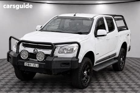 White 2012 Holden Colorado Crew Cab Pickup Lx (4X4)