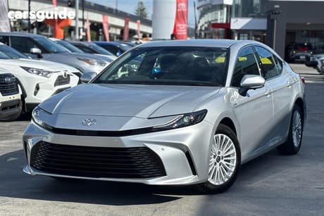 Silver 2025 Toyota Camry Sedan Ascent Hybrid