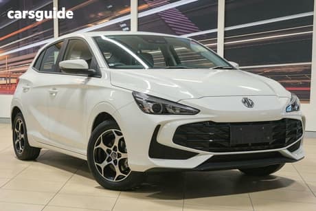 White 2025 MG MG3 Hatchback Excite Hybrid+