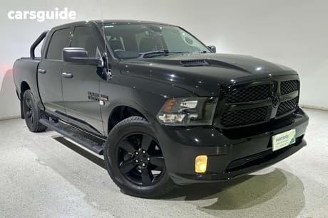 Black 2023 RAM 1500 Crew Cab Utility Express