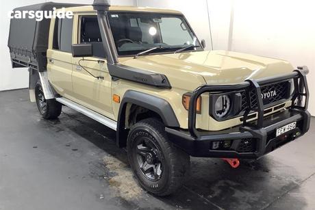 Beige 2024 Toyota Landcruiser Ute Tray