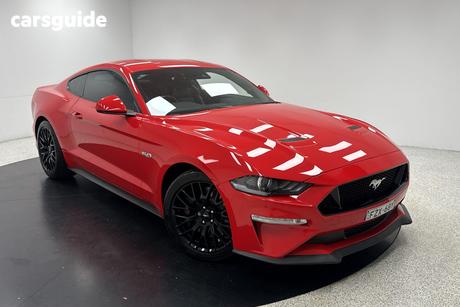 Red 2018 Ford Mustang Coupe Fastback Gt 5.0 V8