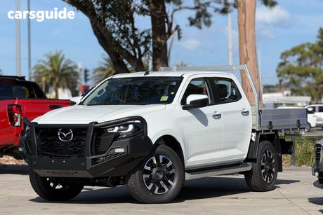 White 2025 Mazda BT-50 Dual Cab Chassis Xtr (4X4)