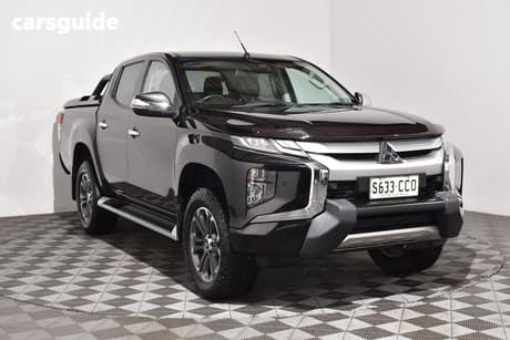 Black 2019 Mitsubishi Triton Double Cab Pick Up Gls (4X4) Premium