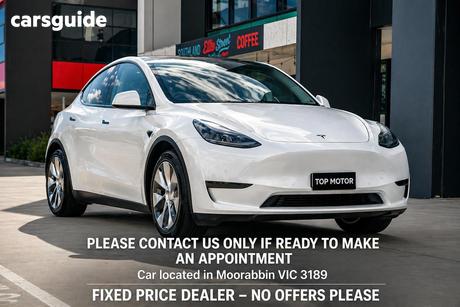 White 2023 Tesla Model Y Wagon Rear-Wheel Drive