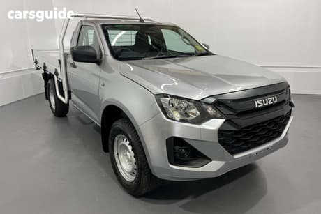 Silver 2025 Isuzu D-MAX Cab Chassis Sx (4X4)
