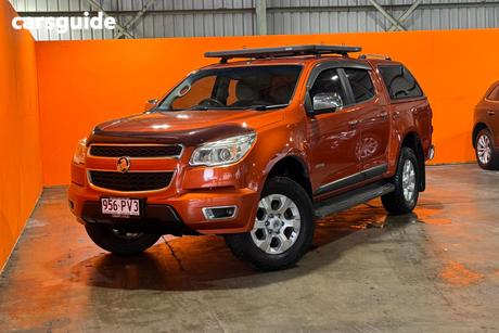 Orange 2014 Holden Colorado Crew Cab Pickup Ltz (4X2)