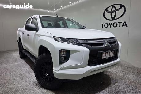White 2023 Mitsubishi Triton Double Cab Pick Up Glx (4X4)