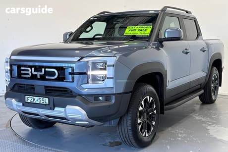 Blue 2025 BYD Shark 6 Dual Cab Utility Dual Motor Premium