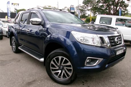 Blue 2018 Nissan Navara Dual Cab Pick-up St-X (4X4)