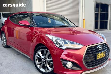 Red 2016 Hyundai Veloster Coupe SR TURBO FS4 SERIES 2