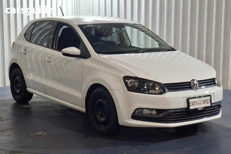 White 2016 Volkswagen Polo Hatchback 66 Tsi Trendline