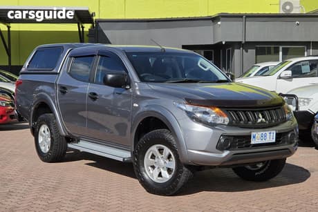 Silver 2018 Mitsubishi Triton Dual Cab Utility Glx Plus (4X4)