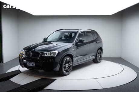 Black 2017 BMW X3 Wagon Xdrive 20D